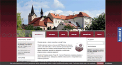 Desktop Screenshot of chvalskyzamek.cz
