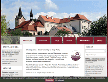 Tablet Screenshot of chvalskyzamek.cz